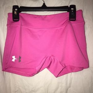 Pink Under Armour Spandex
